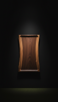 Walnut live-edge serving tray