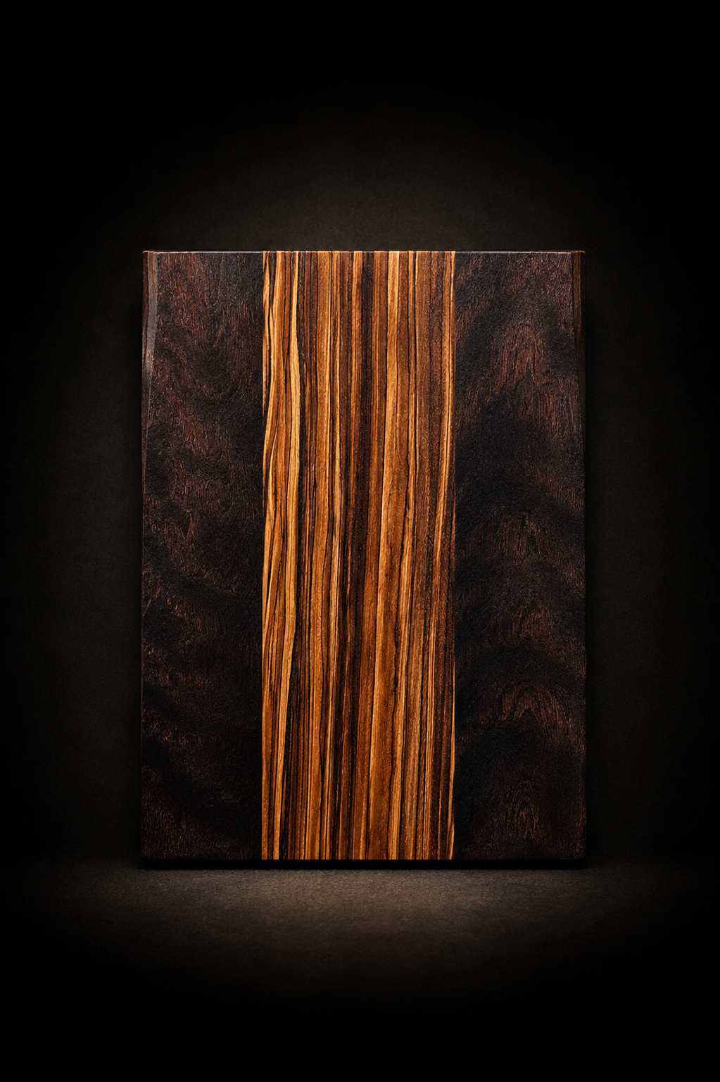 Roasted Ash and Zebrawood Cutting Board / Charcuterie Board