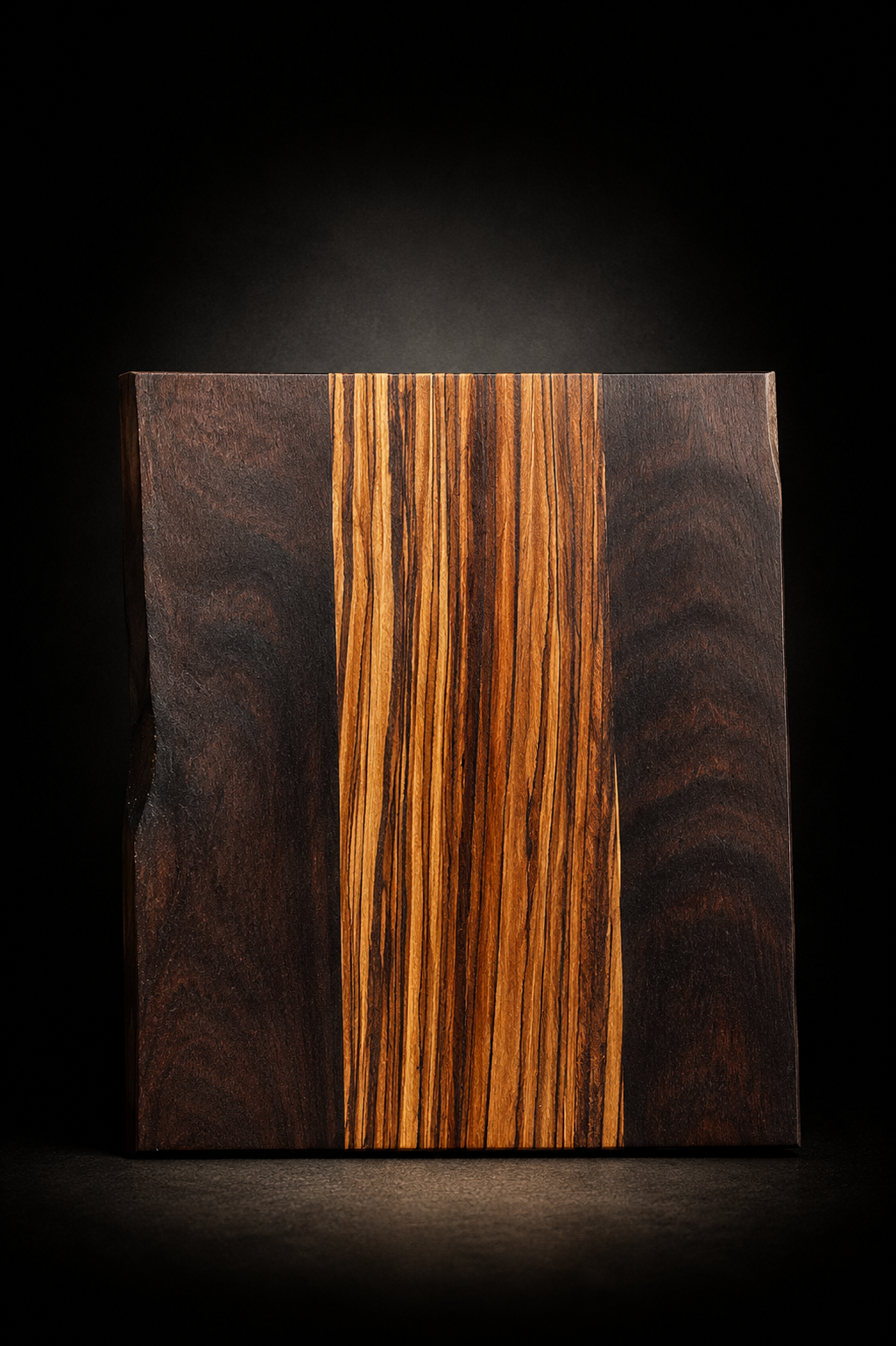 Roasted Ash and Zebrawood Cutting Board / Charcuterie Board
